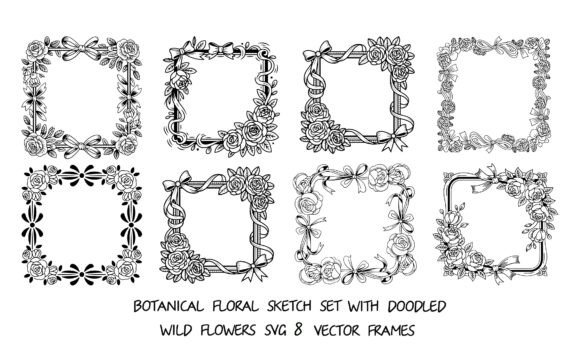 Botanical Floral Sketch Svg Review