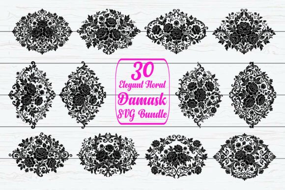 Elegant Floral Damask SVG Bundle Review