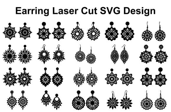 Elegant Floral Earrings SVG Set Review