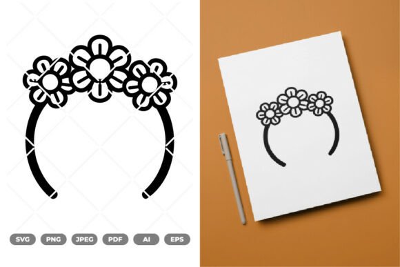 Floral Band SVG Clipart Review