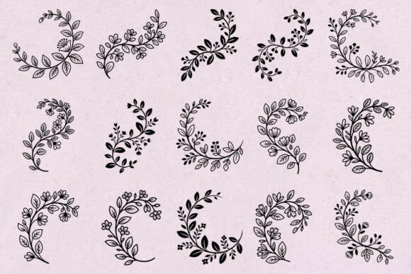 Floral Corner SVG Bundle Leaf Frame Review