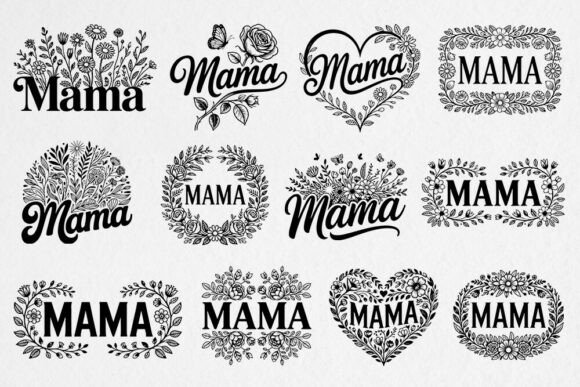 Floral Mama SVG Bundle Mothers Day PNG Review