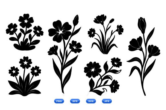 Minimal Floral Silhouette SVG Pack Review