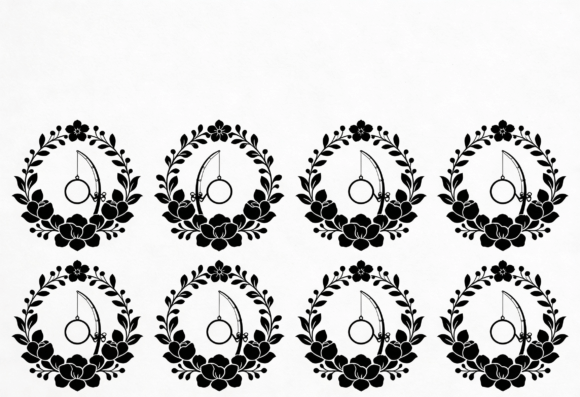 Real-World Review: Fishing Wreath Floral Clipart SVG