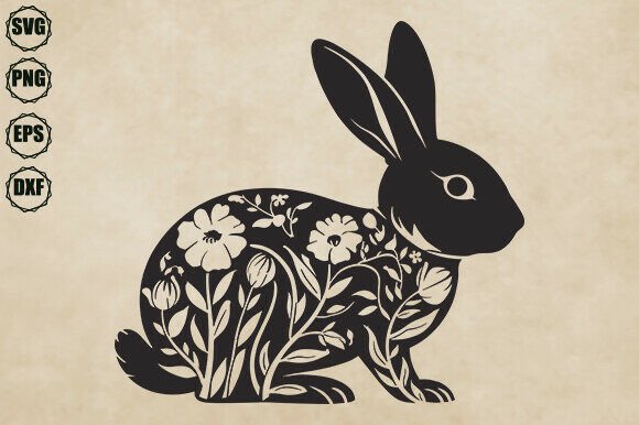 Reviewing Rabbit Svg, Bunny Svg, Floral Rabbit for Embroidery