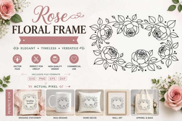 Roser Floral Frame SVG PNG: A Designer's Real-World Embroidery Review
